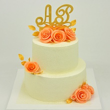 Свадебный велюровый торт 159