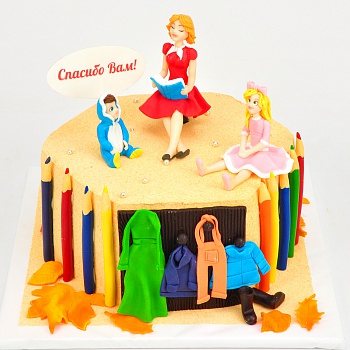 Торт для воспитателя в детский сад