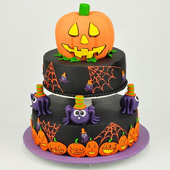  Торт на хеллоуин