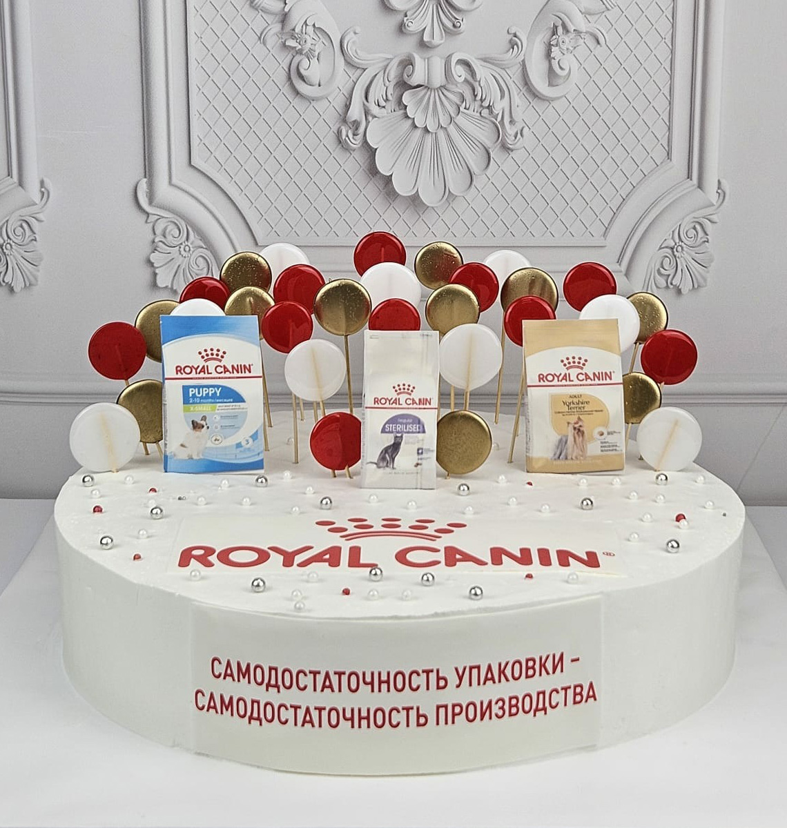 Торт корпоративный с леденцами
