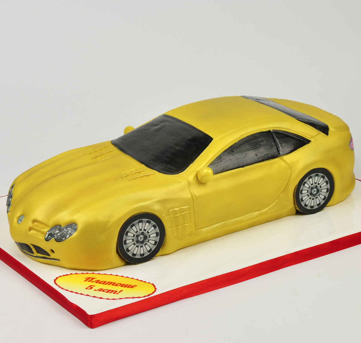 Торт автомобиль mercedes